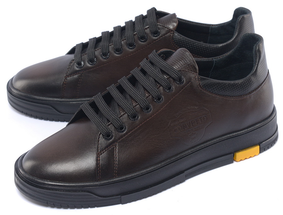 мужские кеды натуральная кожа corvetto италия