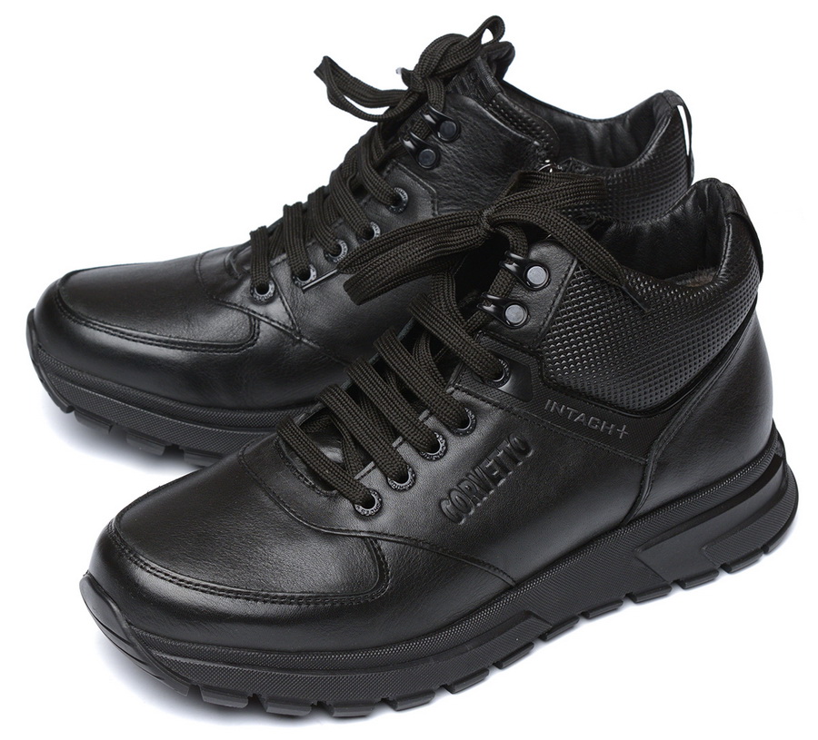 мужские кроссовки натуральная кожа / шерсть corvetto