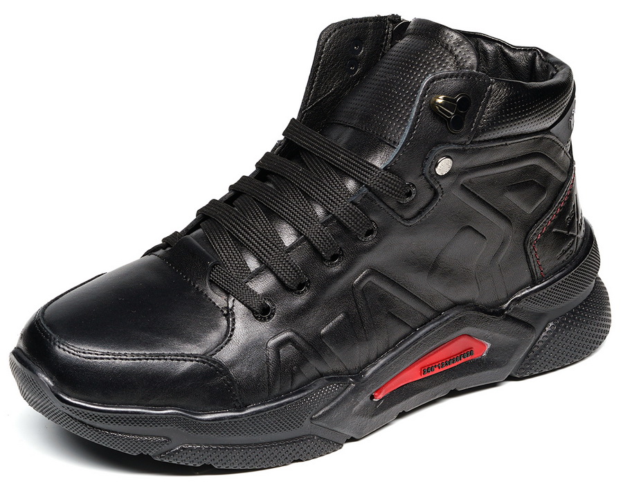 мужские кроссовки натуральная кожа / шерсть corvetto