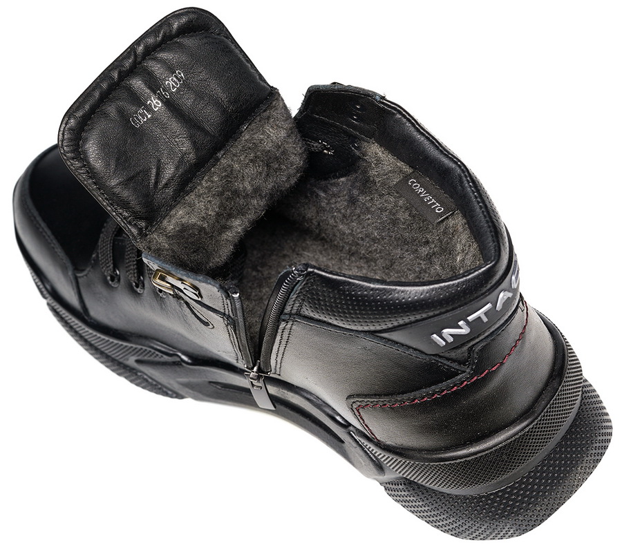 мужские кроссовки натуральная кожа / шерсть corvetto