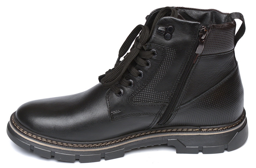 мужские ботинки натуральная кожа / натуральный мех corvetto