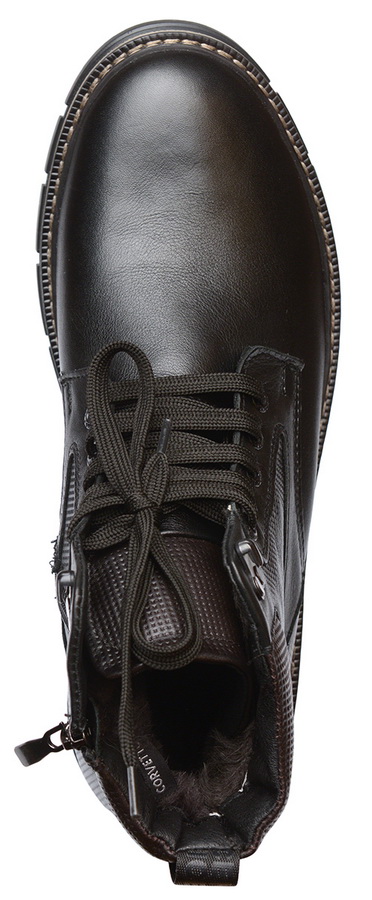 мужские ботинки натуральная кожа / натуральный мех corvetto