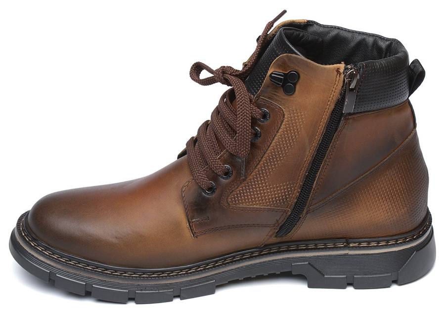 мужские ботинки натуральная кожа / натуральный мех corvetto