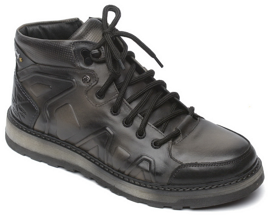 мужские кроссовки натуральная кожа / шерсть corvetto