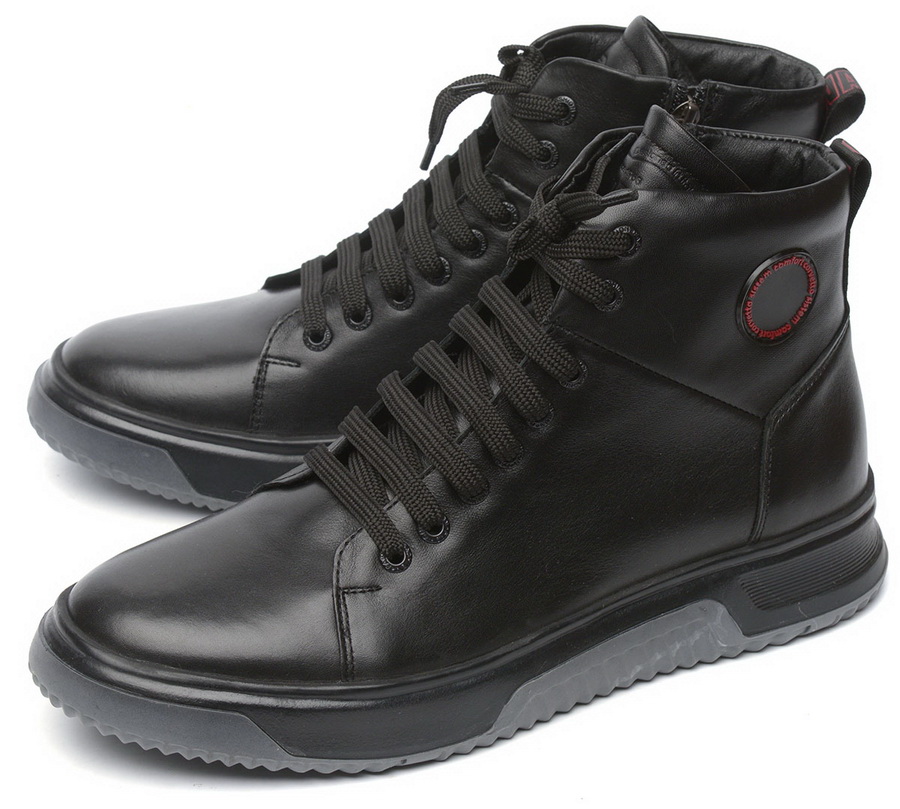 мужские ботинки натуральная кожа / байка corvetto