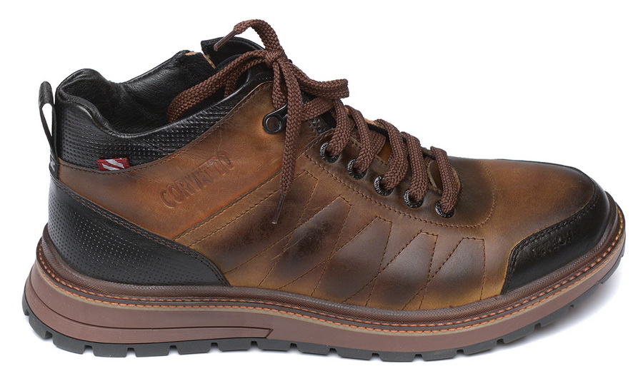 мужские кроссовки натуральная кожа / шерсть corvetto