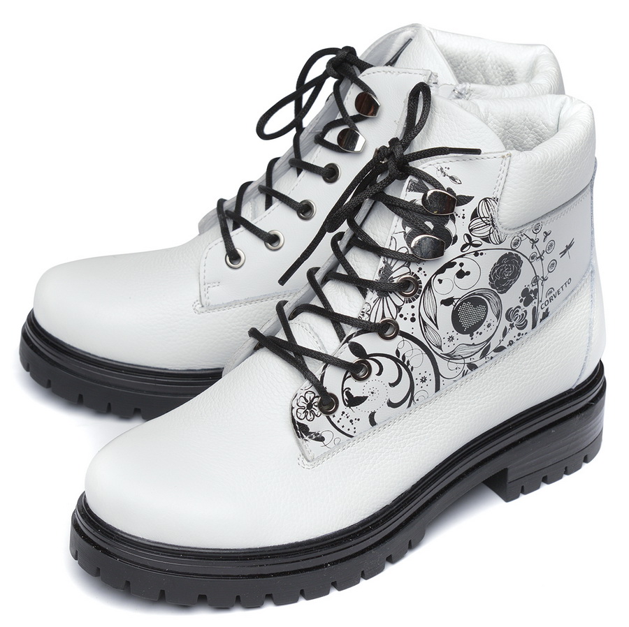 женские ботинки натуральная кожа / шерсть corvetto италия