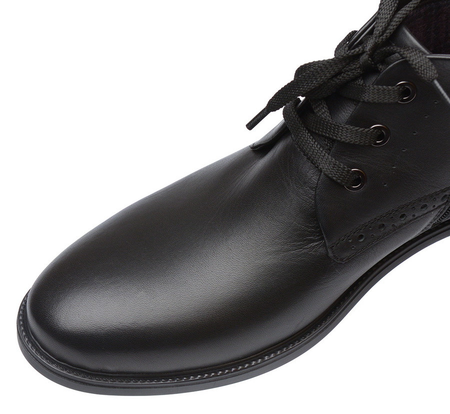 мужские ботинки натуральная кожа / байка corvetto