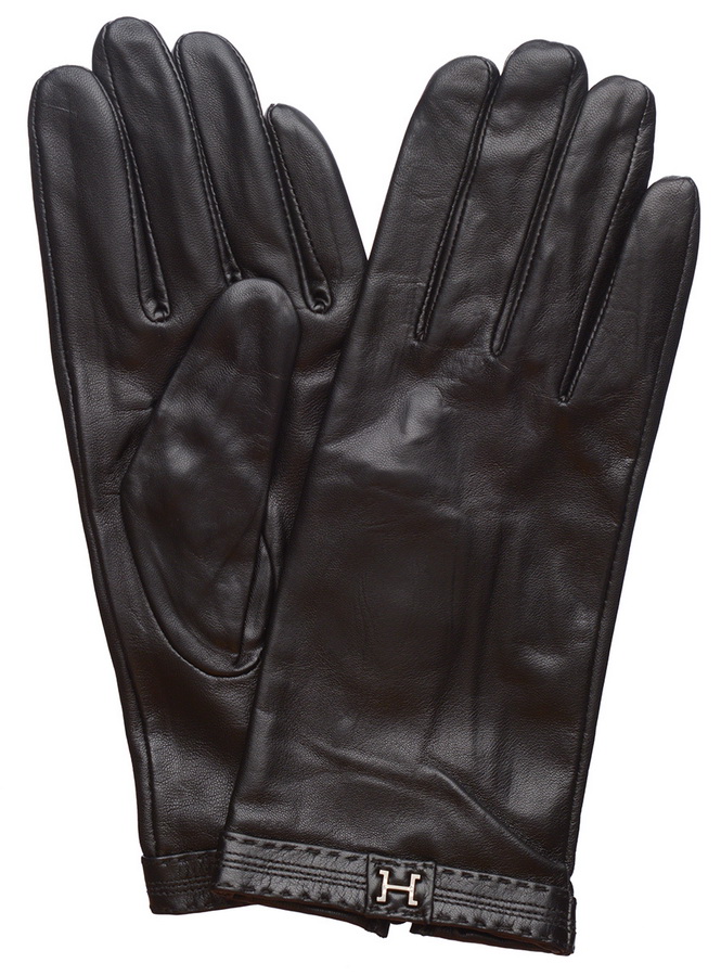 женские перчатки овечья кожа / шелк 