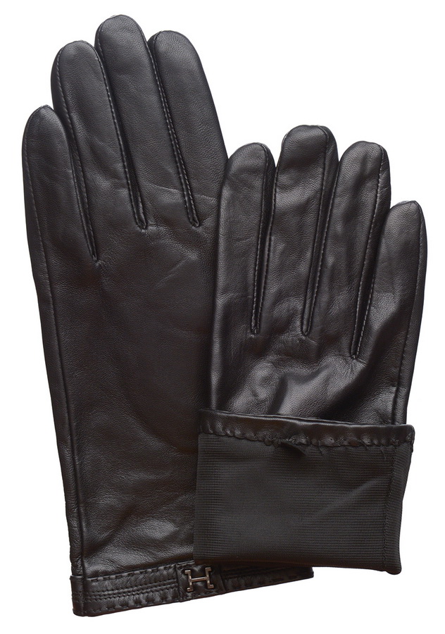 женские перчатки овечья кожа / шелк 