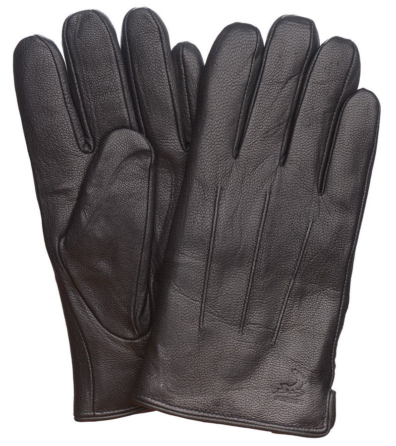 мужские перчатки кожа оленя / натуральный мех (мутон) 