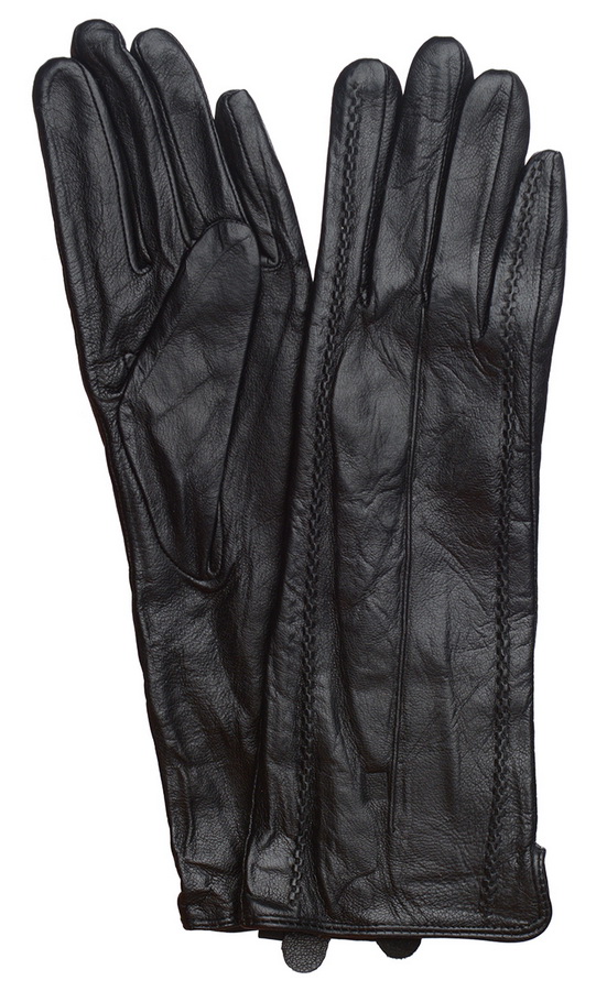 женские перчатки удлиненные овечья кожа / шерсть 