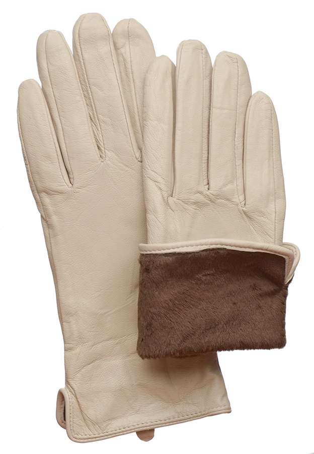 женские перчатки овечья кожа / шерсть