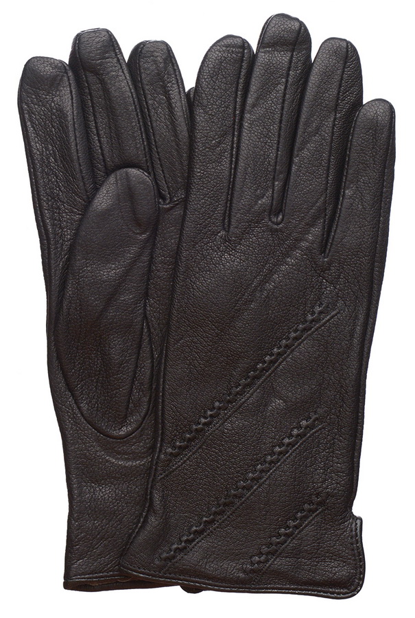 женские перчатки кожа оленя / шерсть 