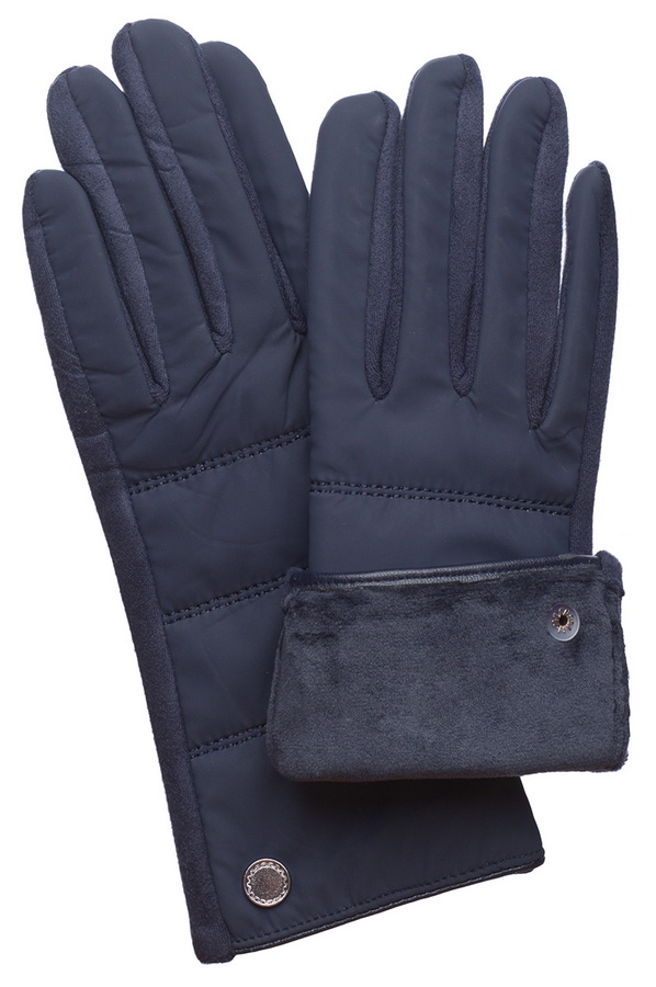 женские перчатки трикотаж на флисе