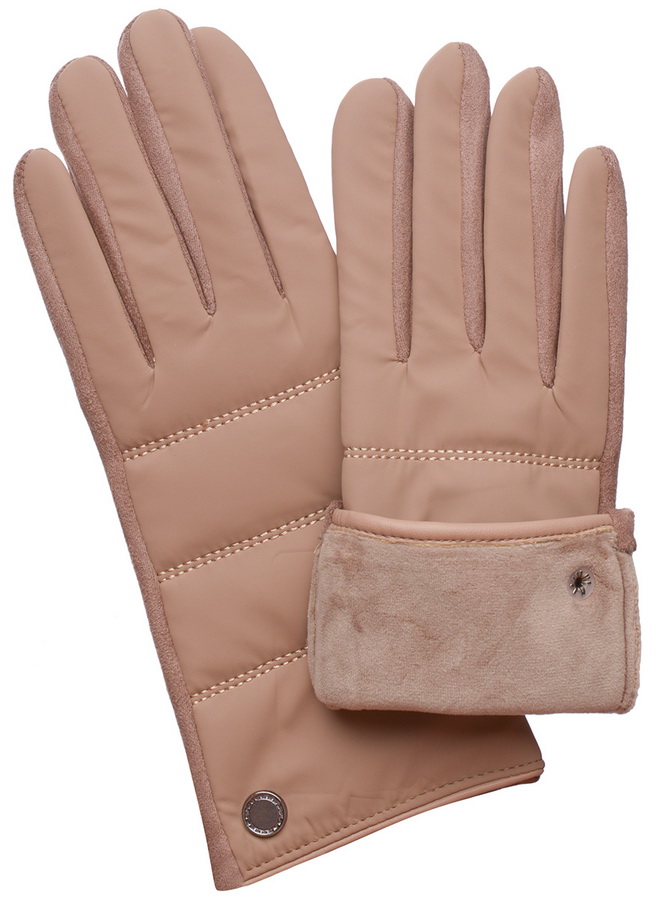 женские перчатки трикотаж на флисе