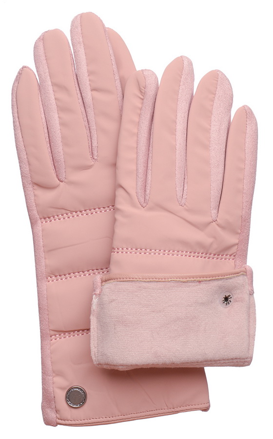 женские перчатки трикотаж на флисе