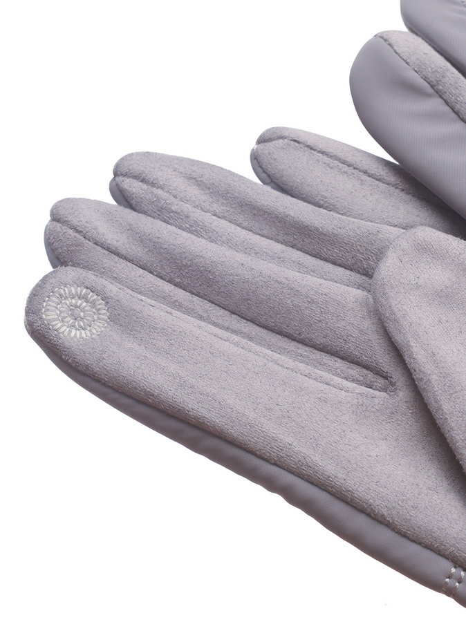 женские перчатки трикотаж на флисе