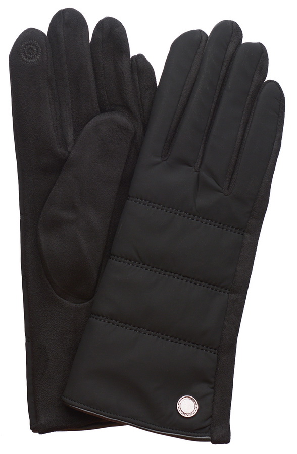 женские перчатки трикотаж на флисе