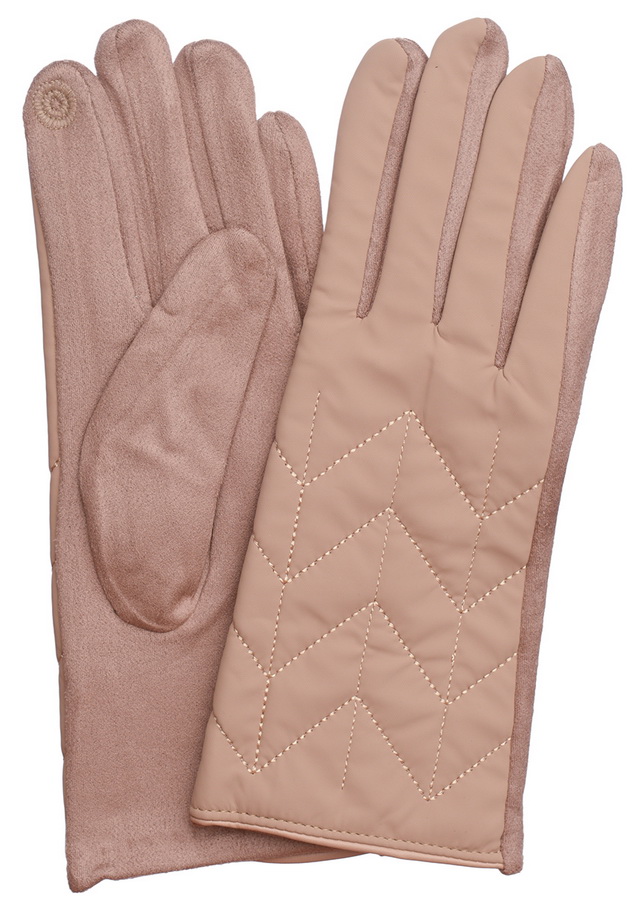 женские перчатки трикотаж на флисе