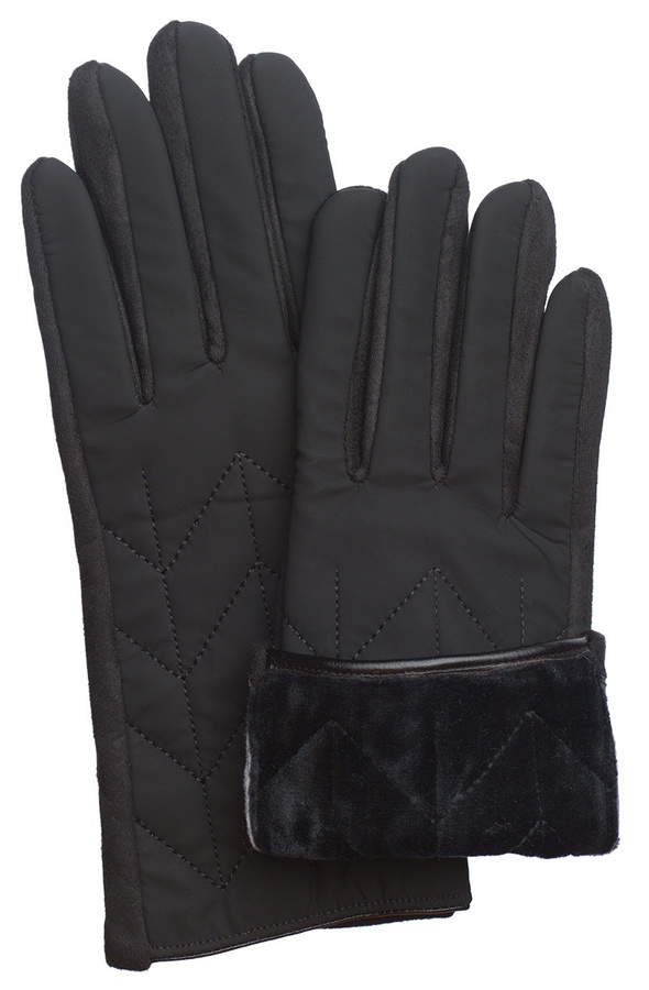 женские перчатки трикотаж на флисе