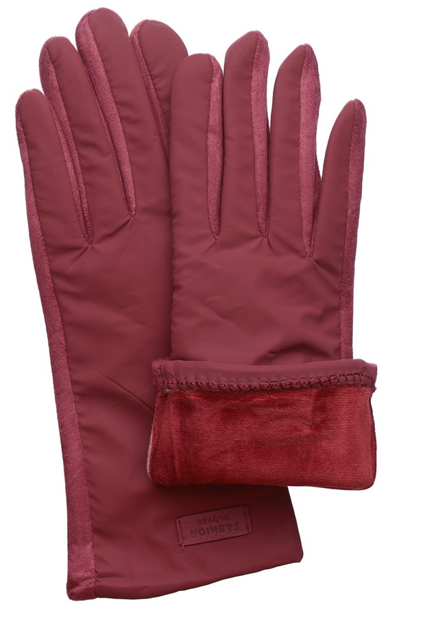 женские перчатки трикотаж на флисе