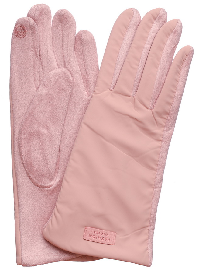 женские перчатки трикотаж на флисе