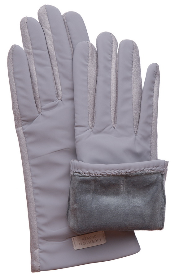 женские перчатки трикотаж на флисе