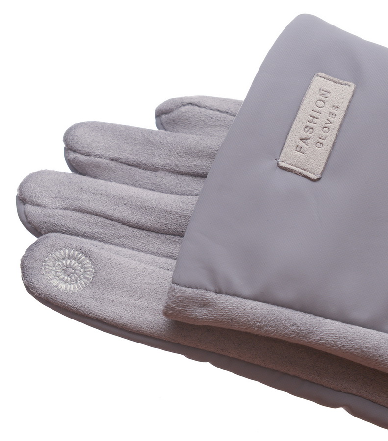 женские перчатки трикотаж на флисе