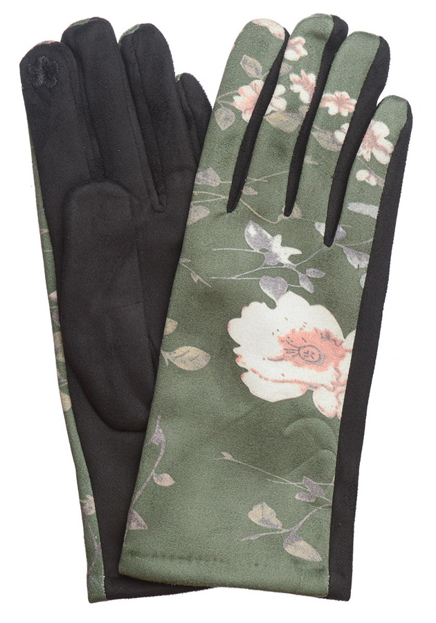 женские перчатки трикотаж на флисе