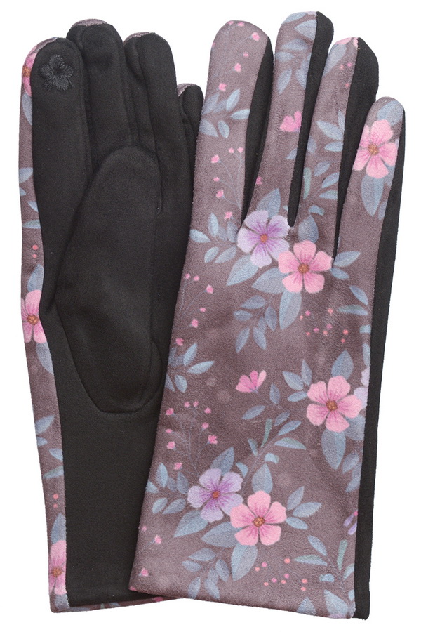 женские перчатки трикотаж на флисе