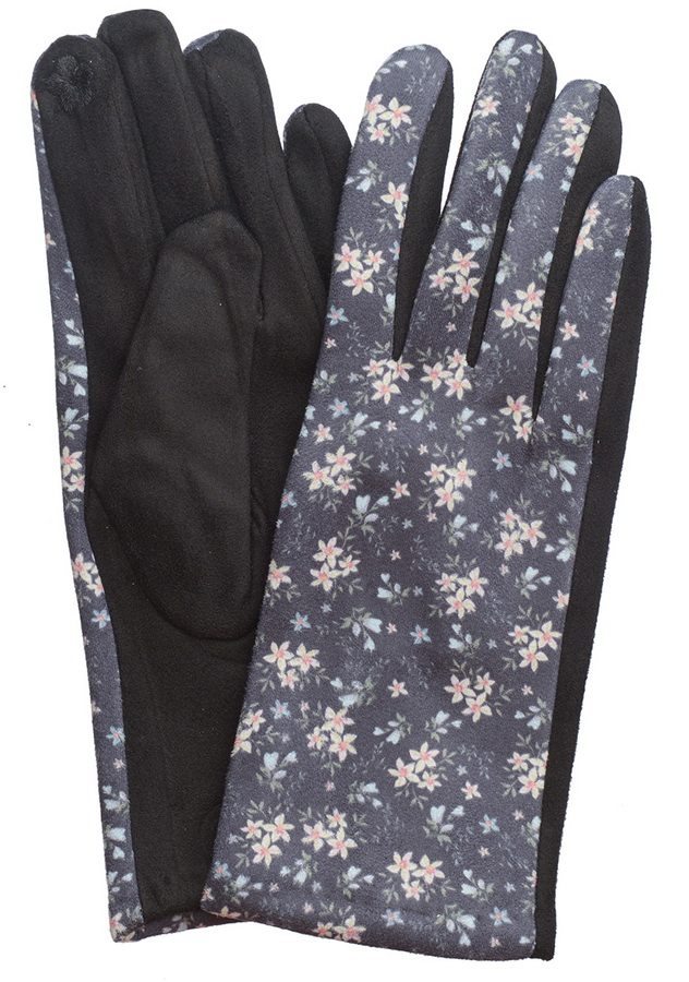 женские перчатки трикотаж на флисе