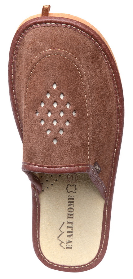 мужские тапочки натуральная кожа evalli россия