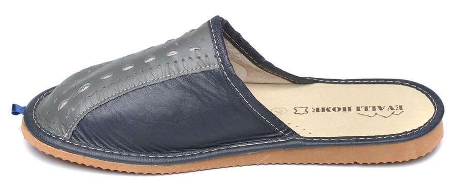 мужские тапочки натуральная кожа evalli польша