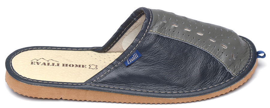 мужские тапочки натуральная кожа evalli польша