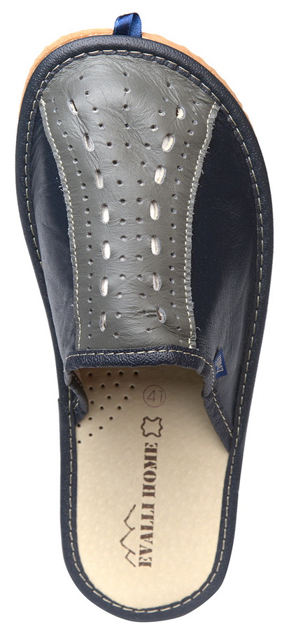 мужские тапочки натуральная кожа evalli польша