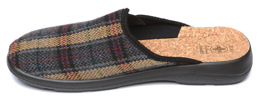 мужские тапочки текстиль adanex польша