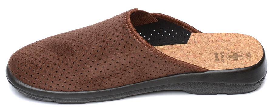 мужские тапочки текстиль adanex польша