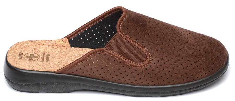 мужские тапочки текстиль adanex польша