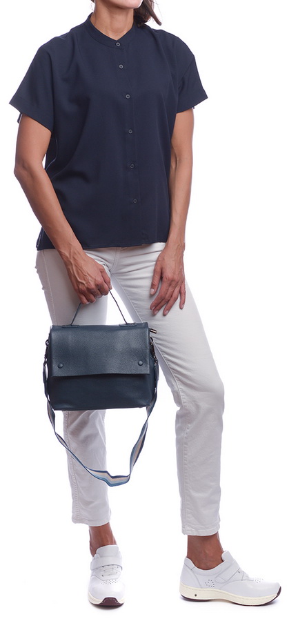 женская сумка натуральная кожа  kiki lok корея