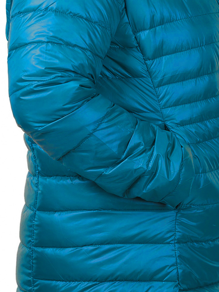 ультралёгкая пуховая куртка длинная  l(42)-7xl(58) 