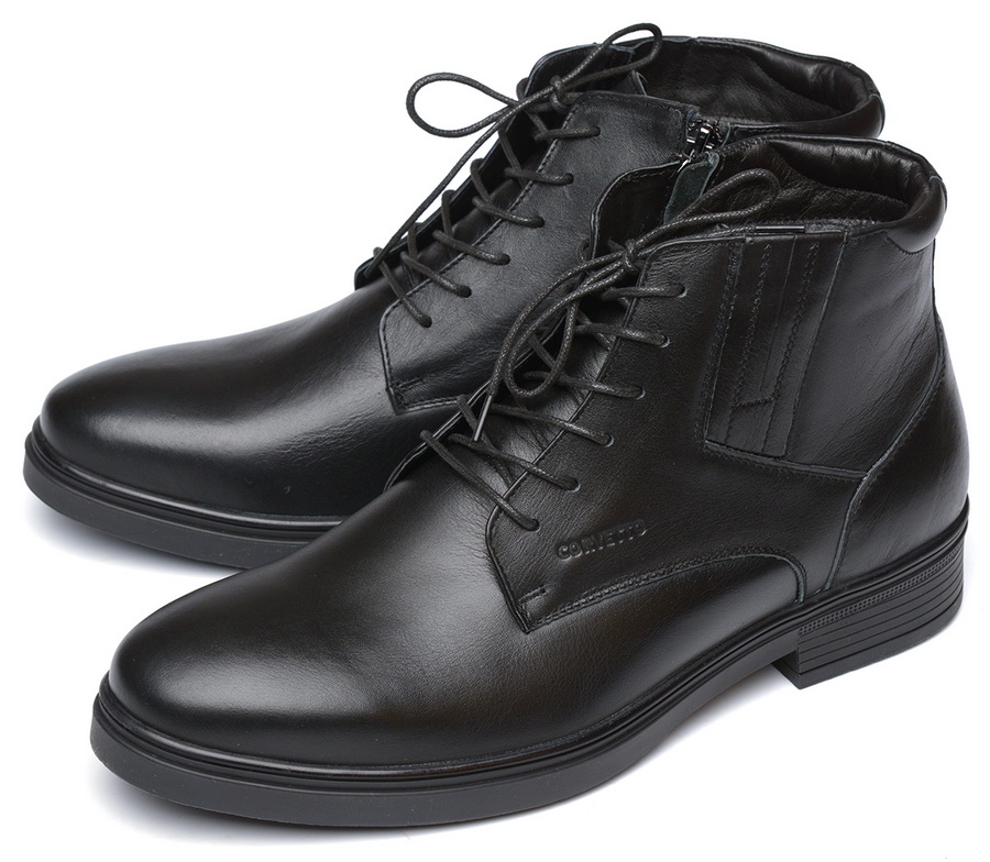 мужские ботинки натуральная кожа / шерсть corvetto