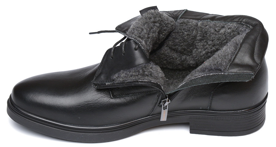 мужские ботинки натуральная кожа / шерсть corvetto