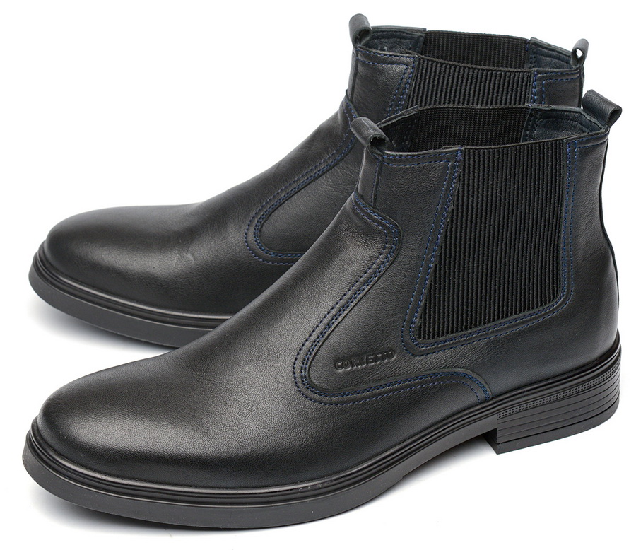 мужские ботинки натуральная кожа / байка corvetto