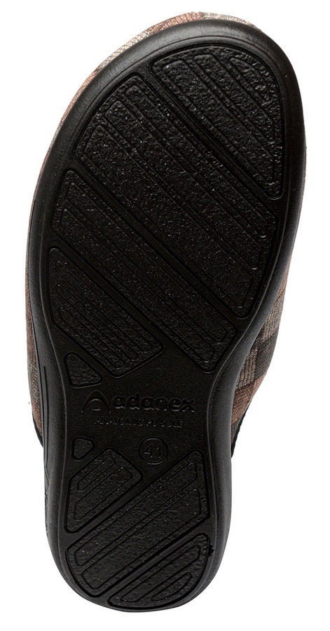 мужские тапочки текстиль adanex польша