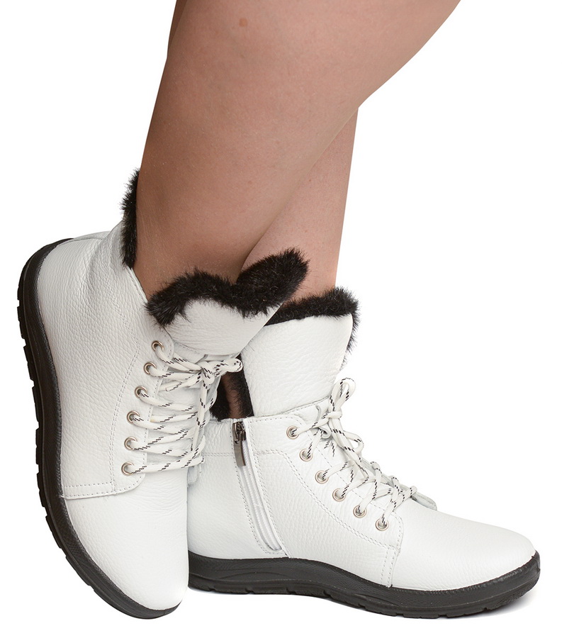 женские ботинки натуральная кожа/шерсть алми россия