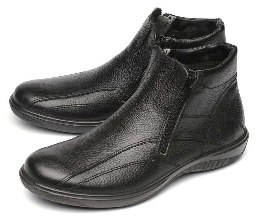 мужские ботинки натуральная кожа/байка отико беларусь