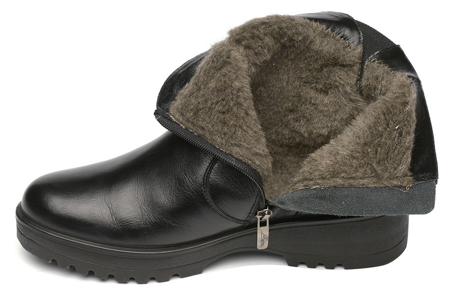 женские ботинки натуральная кожа  / шерсть марко беларусь