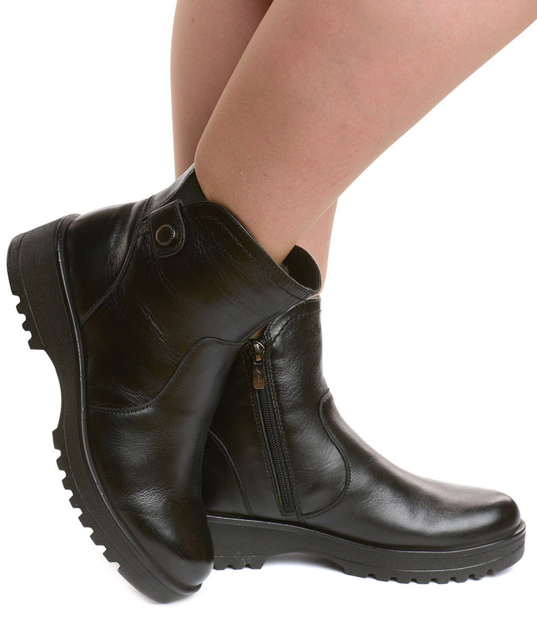 женские ботинки натуральная кожа  / шерсть марко беларусь