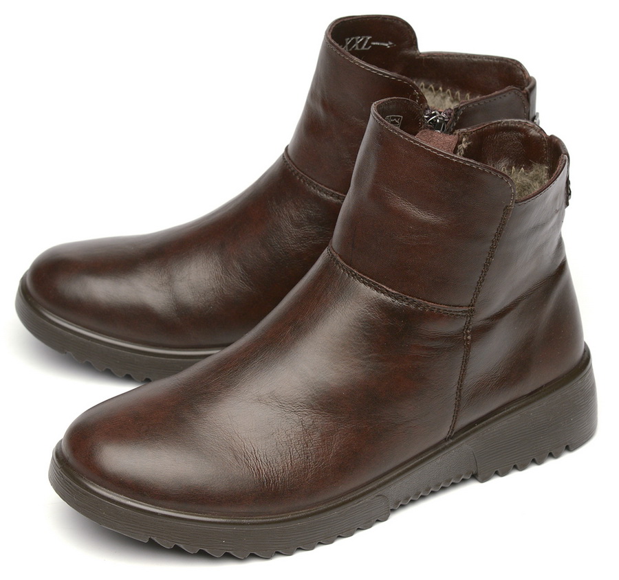 женские ботинки натуральная кожа / шерсть марко беларусь